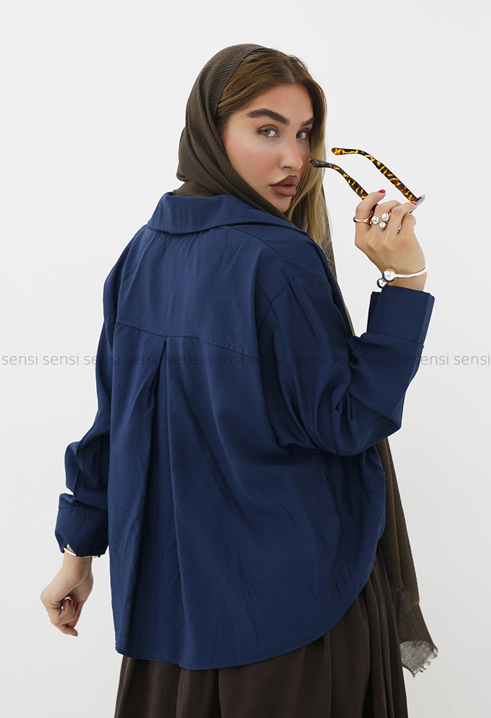 شومیز جلوبسته پیله کد1006320